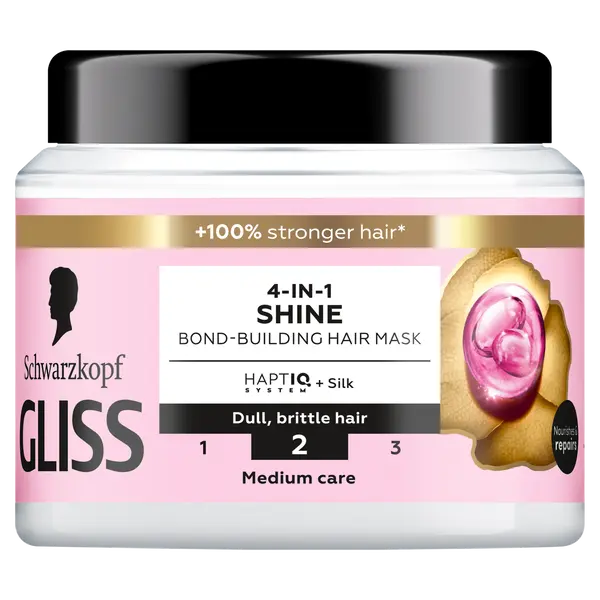 

Маска для блеска волос 4в1, 400 мл Gliss Liquid silk