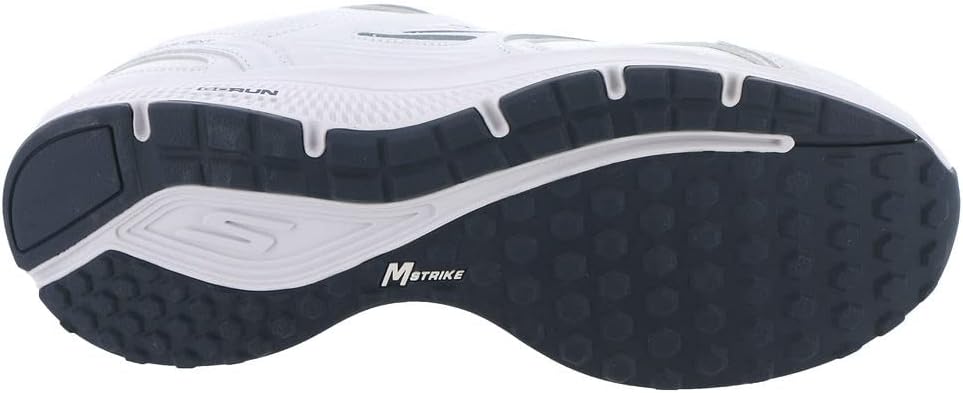 Женские кроссовки Skechers Go Run Consistent - кожаные кроссовки для кросс-тренинга с пеной с воздушным охлаждением, белый/синий — фото 4