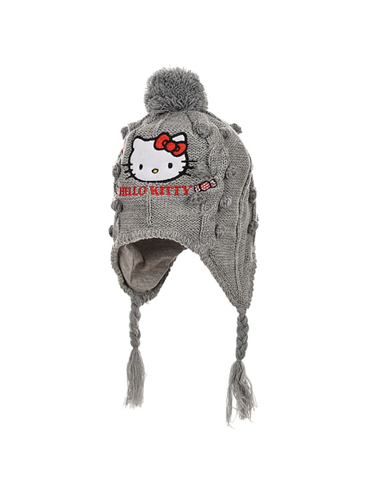 

Шапка Hello Kitty, серый