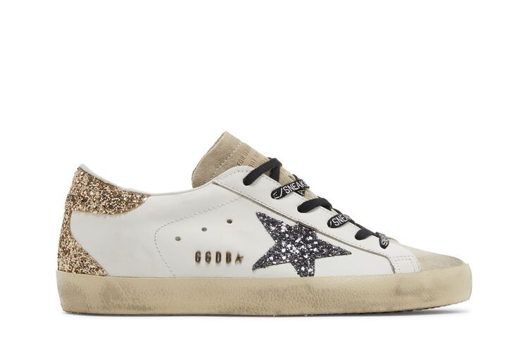Кроссовки Golden Goose Wmns Superstar Optic White Seedpearl Glitter, белый