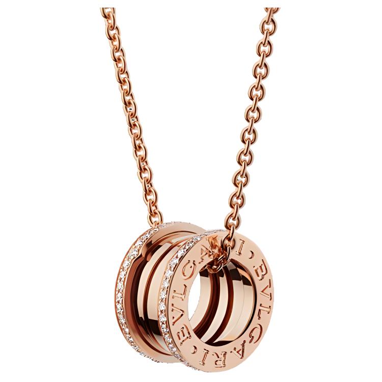 Ожерелье из розового золота 585 пробы B.Zero1 унисекс BVLGARI, розовое золото — фото 2