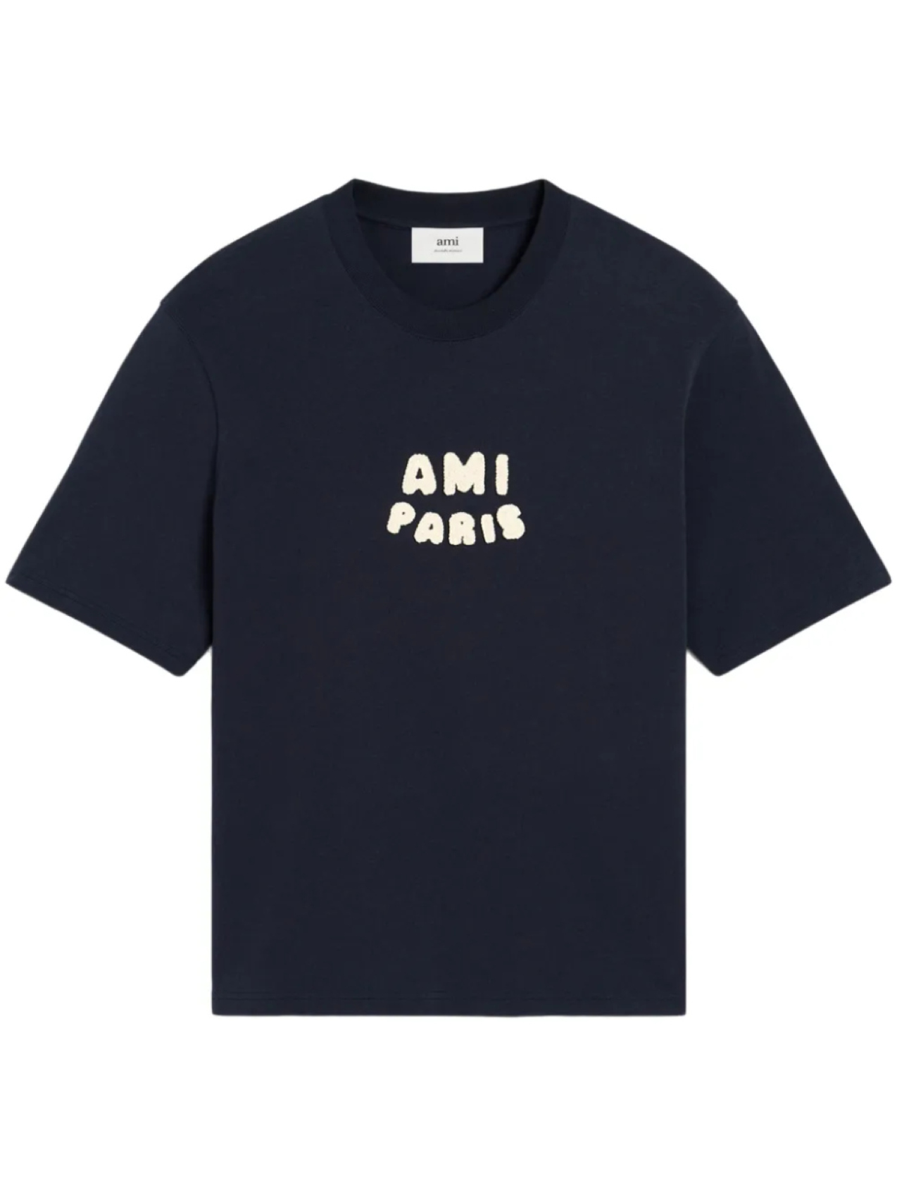 

AMI Paris футболка с логотипом, синий