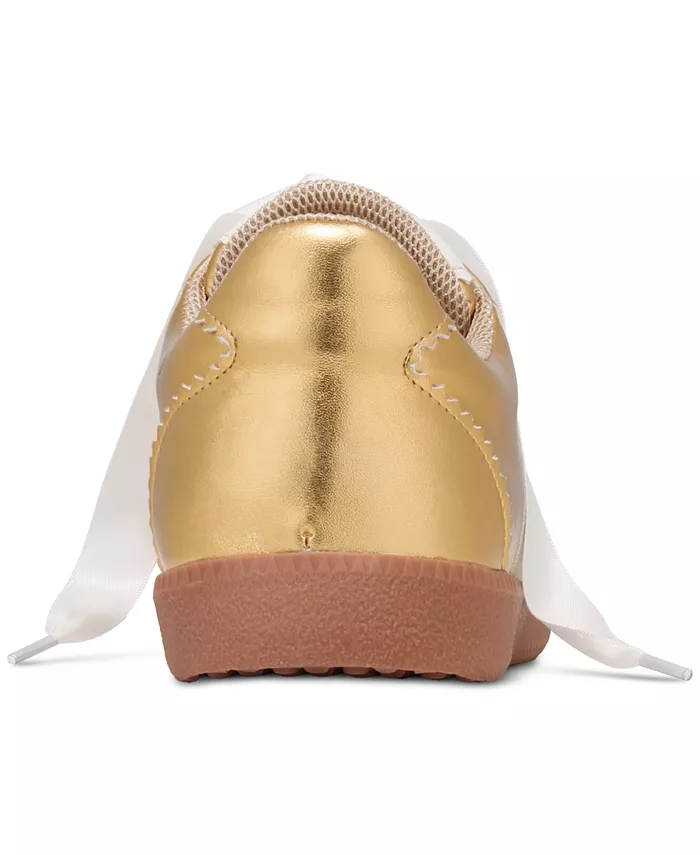 Женские кроссовки Lima Charm - расширенная размерная сетка Smash Shoes, золото — фото 3
