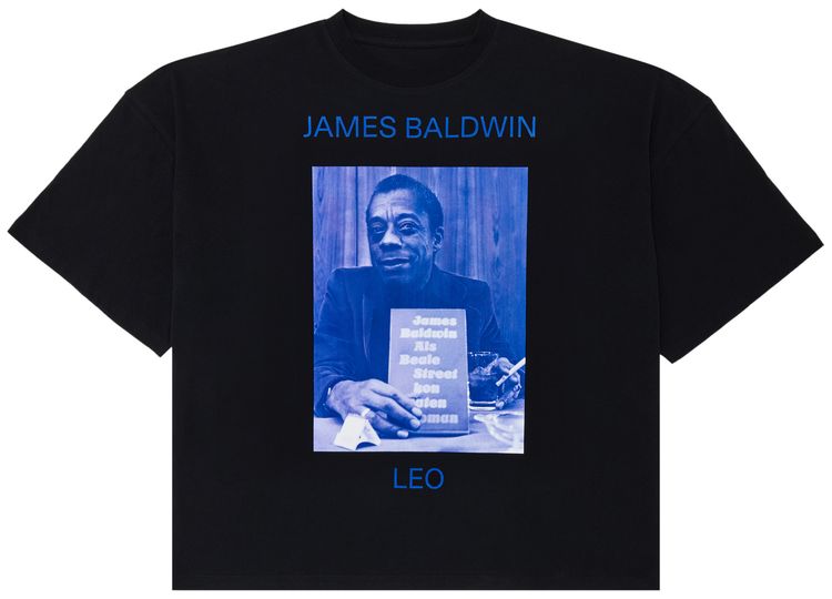 

Футболка GOAT Horoscope Leo Tee, James Baldwin, черный