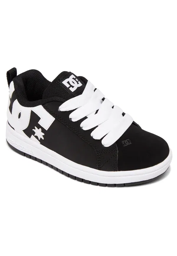 Кроссовки для скейтбординга Court Graffik Dc Shoes, черно-белый — фото 4
