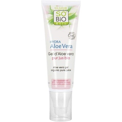 

SO'BiO étic Organic Pure Juice Гипоаллергенный гель для чувствительной и реактивной кожи Cosmebio Hydra Aloe Vera 125 мл