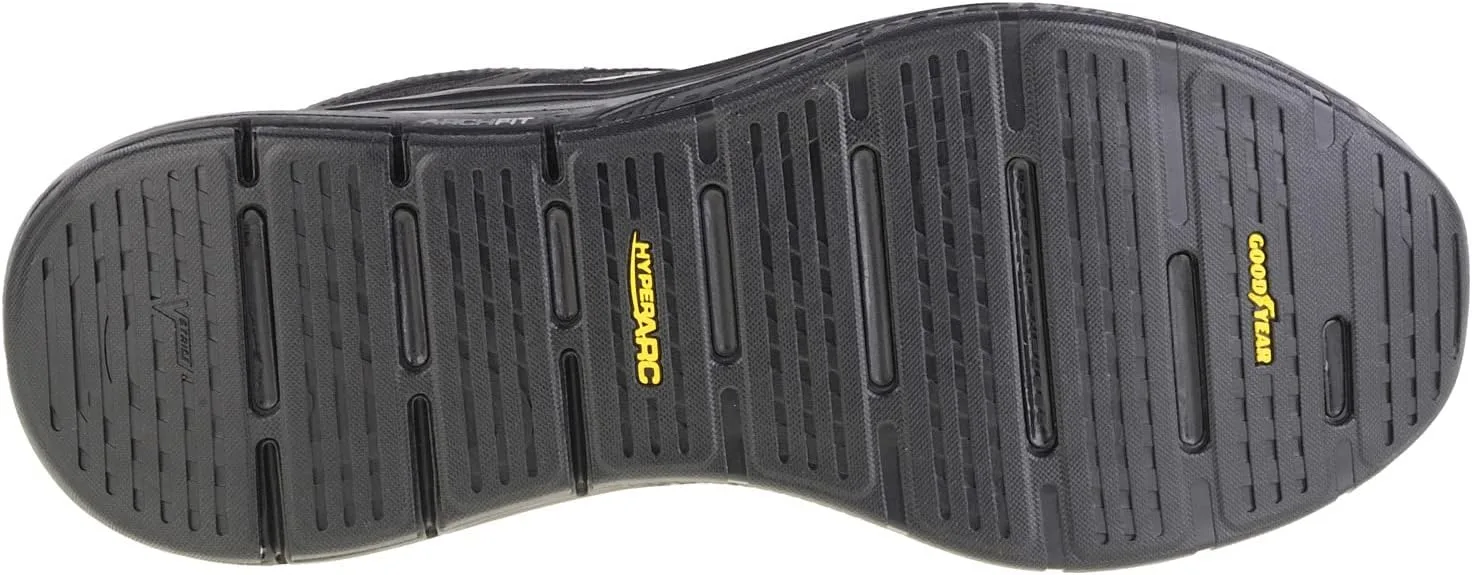 Мужские слипоны Skechers Go Walk Flex Hands Up, черный — фото 4