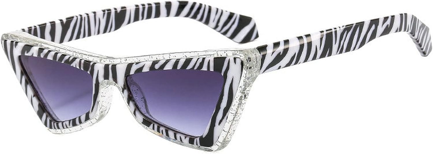 

Солнцезащитные очки COTIA Retro Cat Eye для женщин, защита от ультрафиолета UV400, леопардовый градиент, модные солнцезащитные очки для мужчин, сине-оранжевые солнцезащитные очки, Zebra