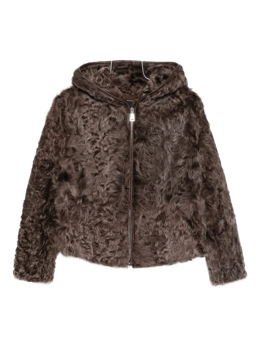 

Куртка с капюшоном на молнии Hugenberg, коричневый