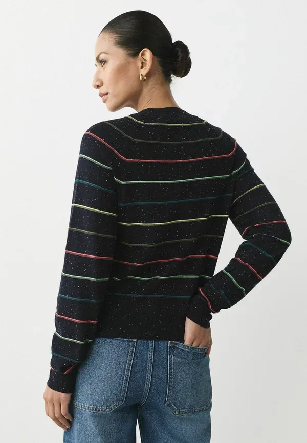 Джемпер Next, Petite fit soft touch crew neck jumper, радужная полоска — фото 3