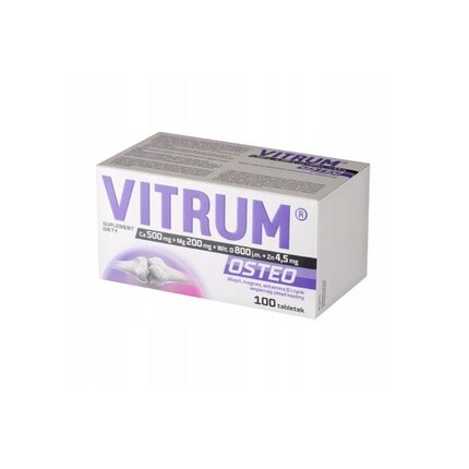 

Таблетки Osteo 100 — добавка для здоровья костей Vitrum