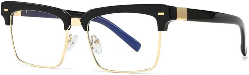 

Модные женские солнцезащитные очки в стиле ретро с заклепками, мужские прозрачные градиентные солнцезащитные очки с защитой от УФ-излучения UV400 SZVVBKK, C5 Black Clear