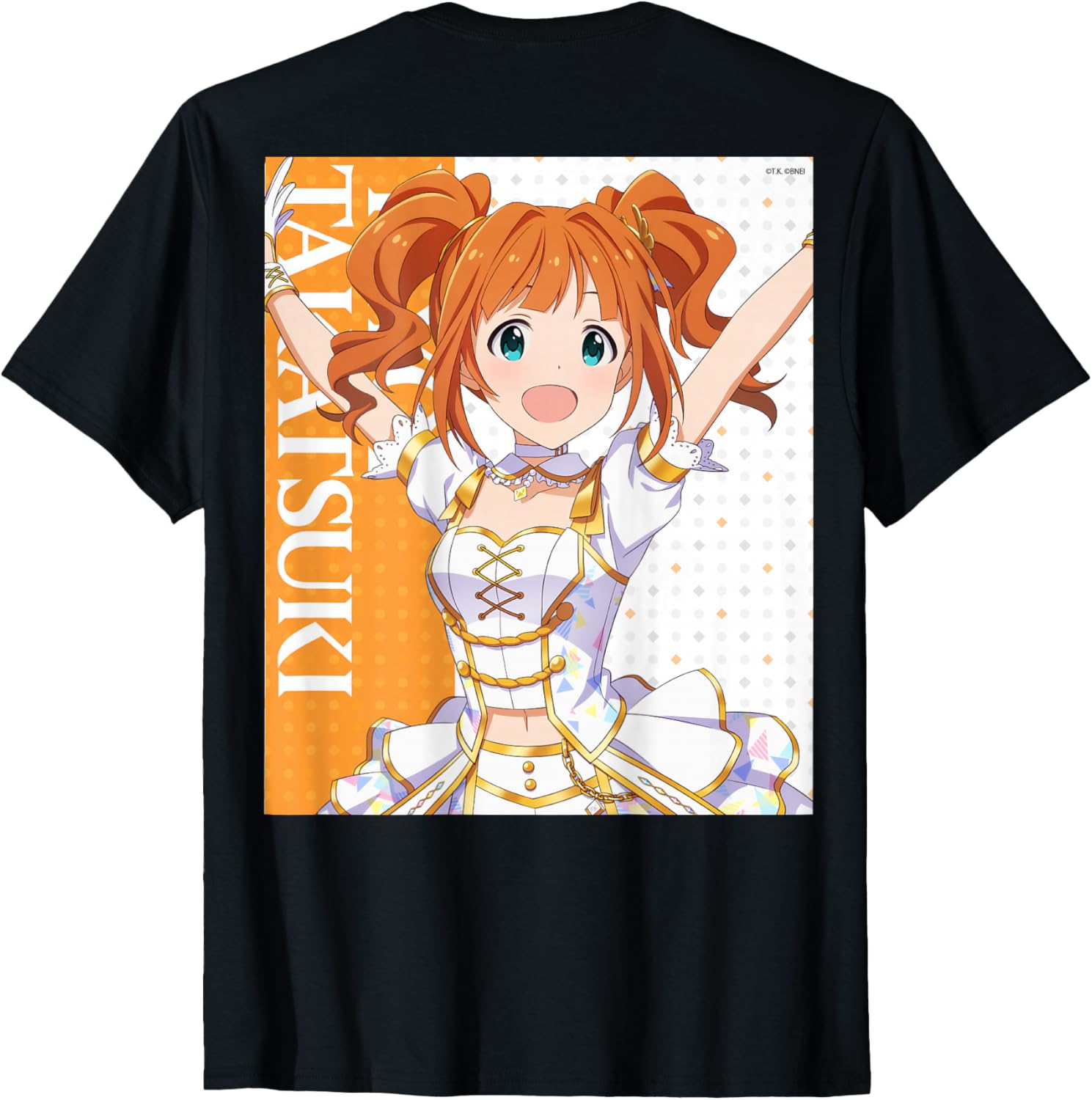 

Футболка iDOLM@STER STARLIT Season с изображением Яеи Такацуки (принт на спине) Bandai Namco Entertainment Inc., черный