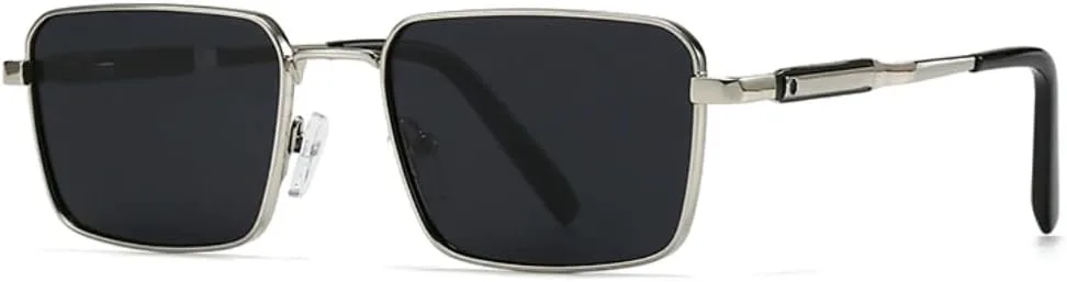 

Современные ретро-солнцезащитные очки в металлической оправе для мужчин, стиль уличной фотографии, большие солнцезащитные очки для женщин VRTRFFTR, Silver