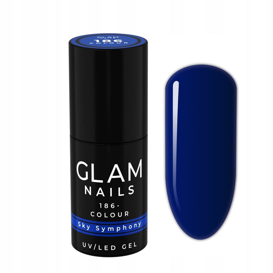 

Гибридный лак для ногтей Glam Nails 186 Sky Symphony 6 мл