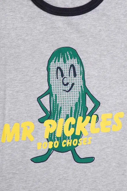 Футболка детская Mr Pickles Bobo Choses, серый — фото 3