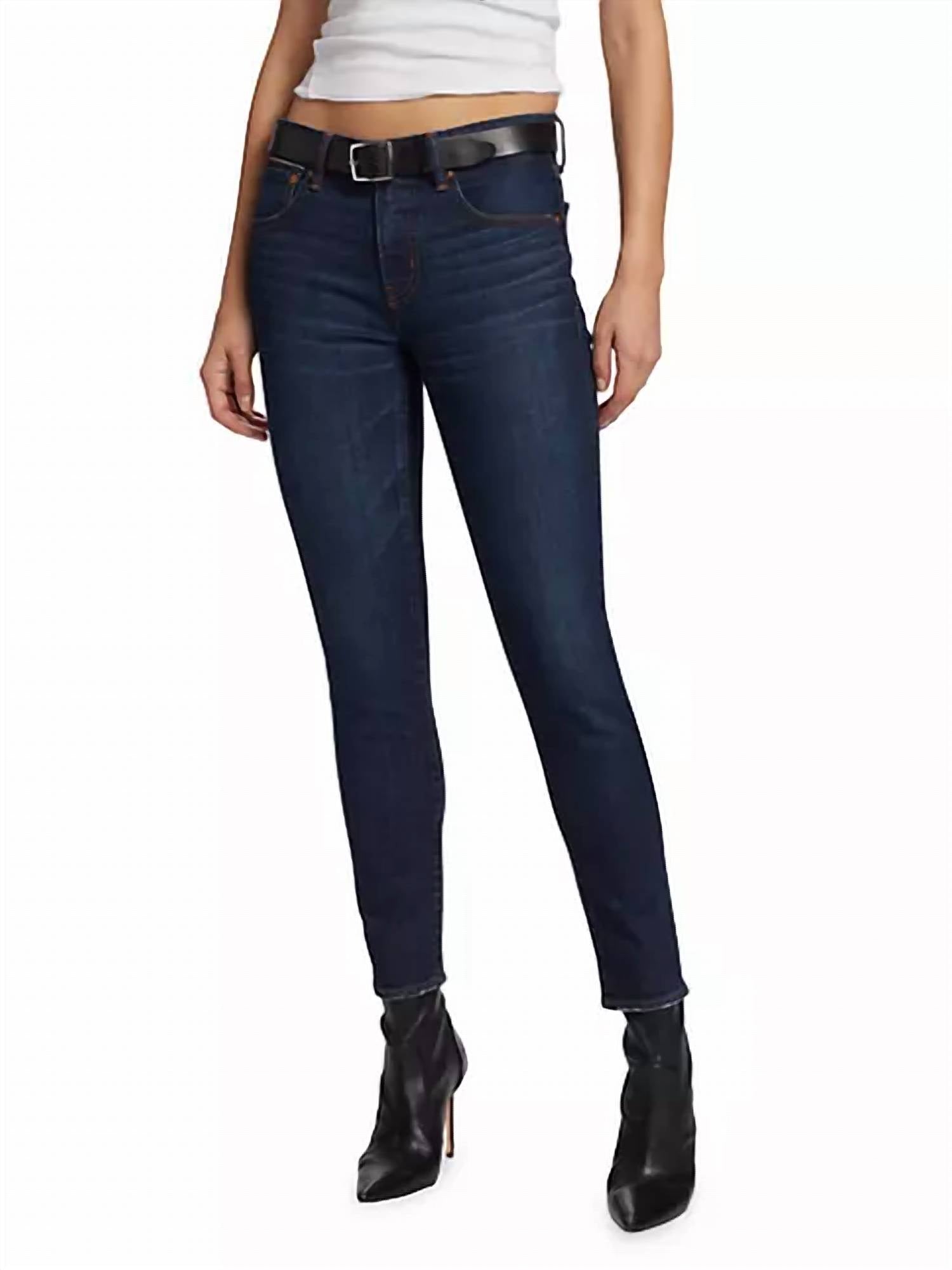 

Джинсы Shandon Skinny темно-синего цвета Moussy