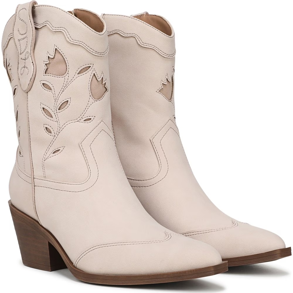 Ботинки в стиле вестерн Flash Sam And Libby, цвет washed wheat faux leather
