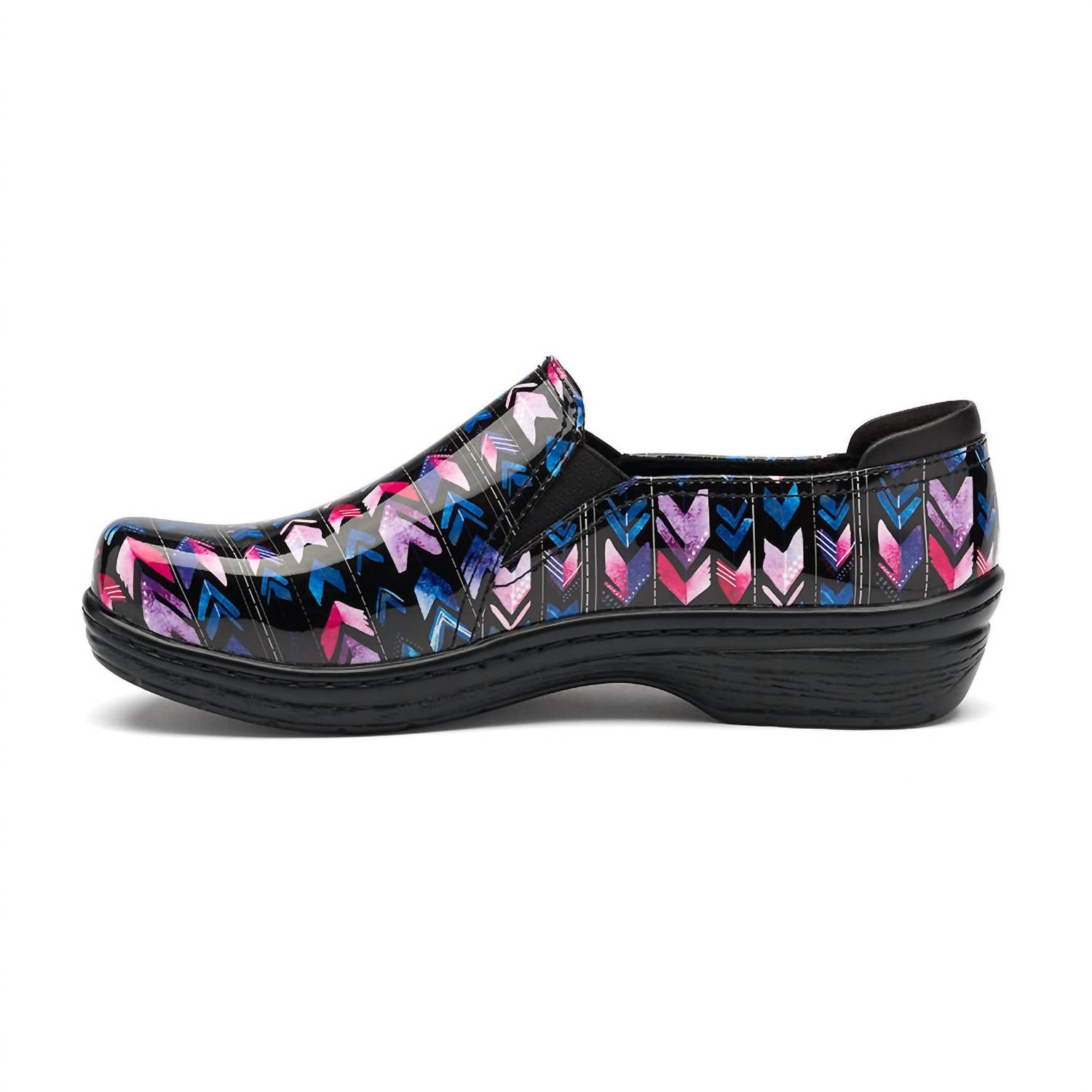 Женские сабо для кормления Moxy из лакированной кожи, цвет Forward Patent Klogs Footwear, Forward Patent — фото 3