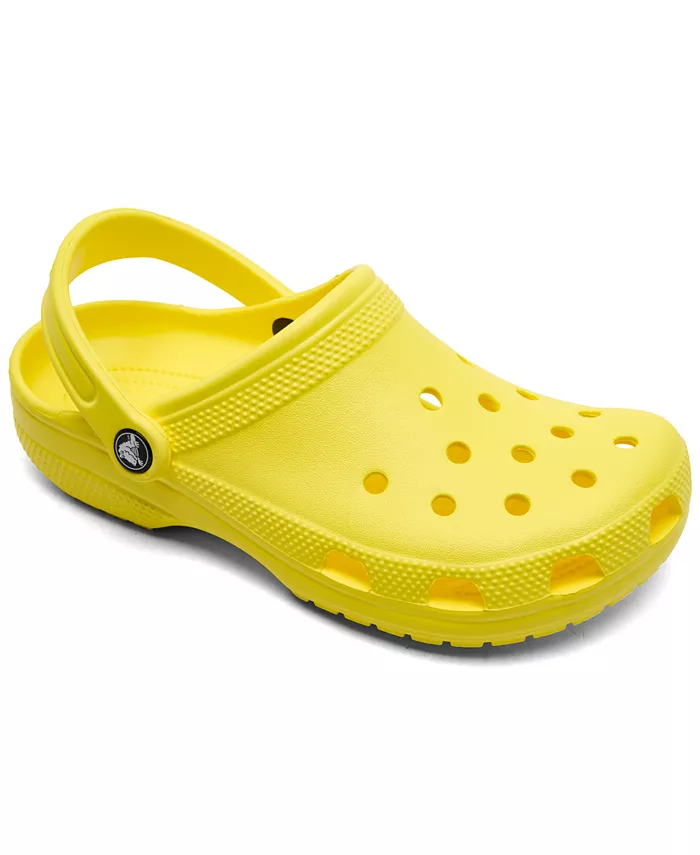 

Классические сандалии-клоги для подростков от Finish Line Crocs, желтый