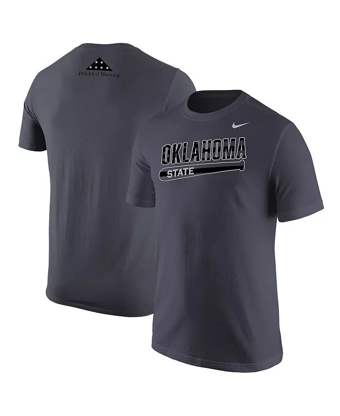 

Мужская футболка цвета антрацит Oklahoma State Cowboys Folds of Honor Nike