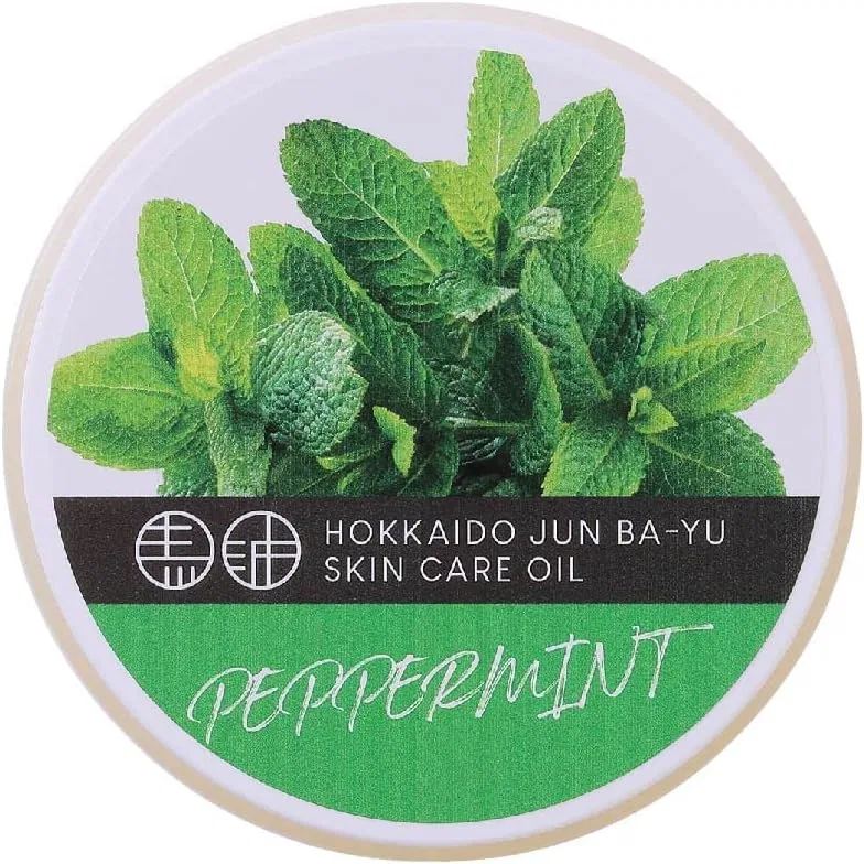 Крем для лица Hokkaido Junba You Honpo — Дневной Mashuanyo Horse Fresh Oil Peppermint, 80 г