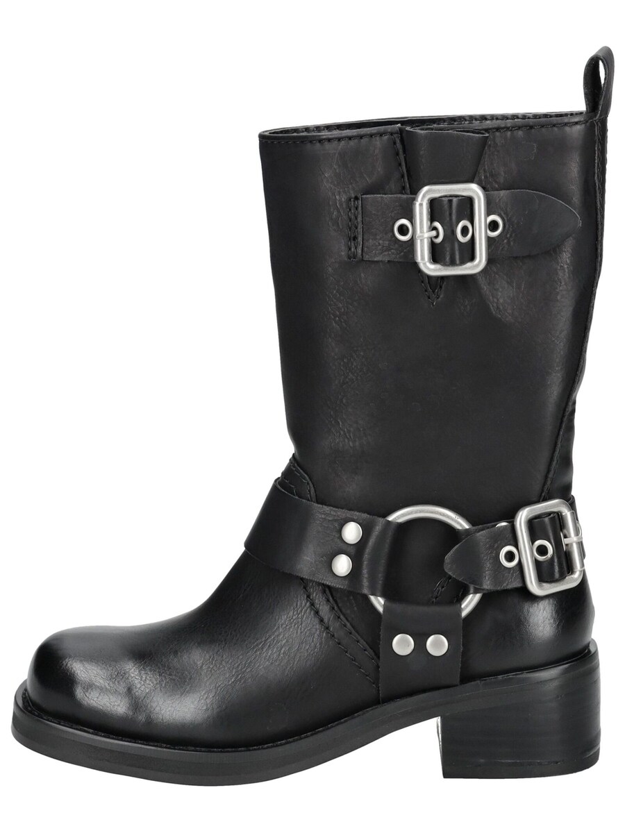 Ботинки женские Steve Madden массивные кожаные, черный — фото 2