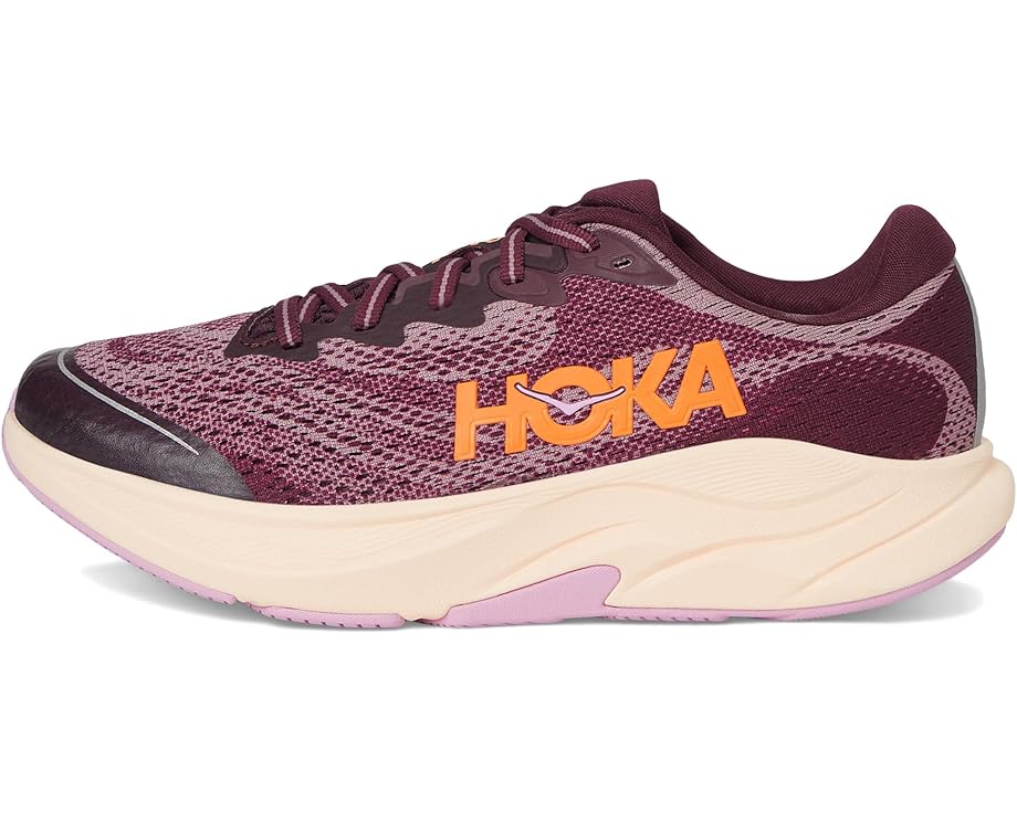 Кроссовки Hoka Kids Rincon 4, цвет Black Cherry/Classic Mauve — фото 4