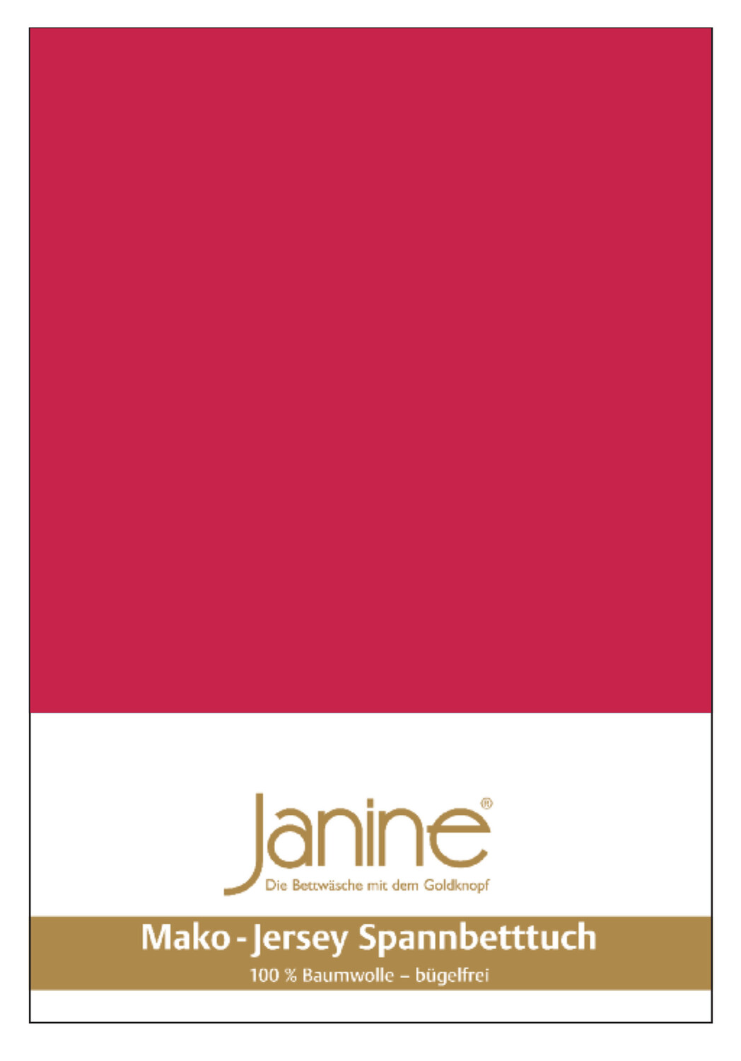 

Простыня Janine Mako Feinjersey, красный