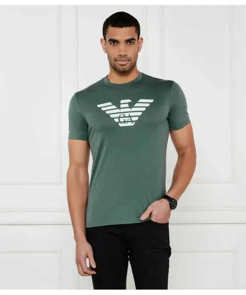

Футболка Regular fit Emporio Armani, зеленый