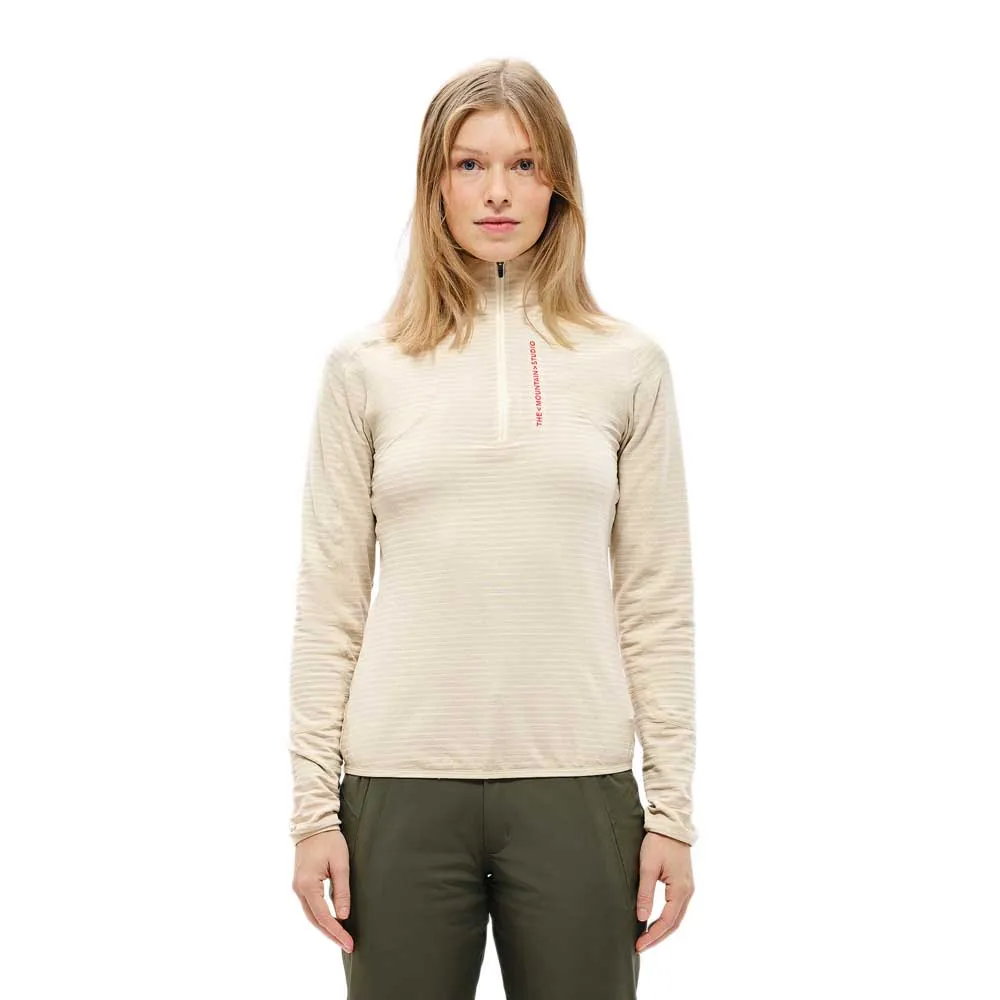 

Флис The Mountain Studio Light tech half zip, бежевый