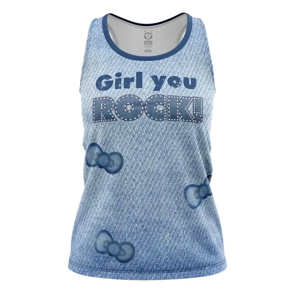 

Футболка без рукавов Otso Hello Kitty Denim, синий