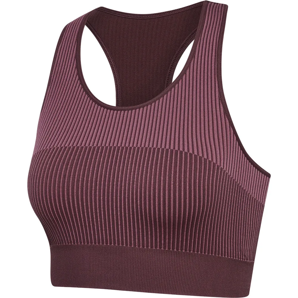 

Спортивный топ Hummel Yoga Seamless, фиолетовый