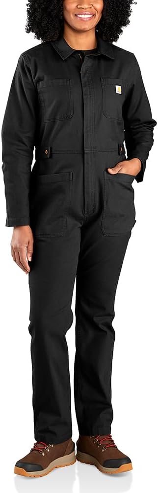 

Carhartt Women's 106071 Women's Rugged Flex Relaxed Fit Canvas Covera, Black