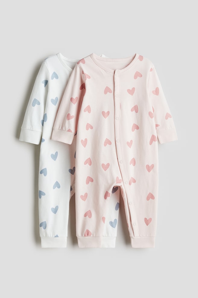 

Упаковка из 2 хлопковых пижам с рисунком H&M, мультиколор