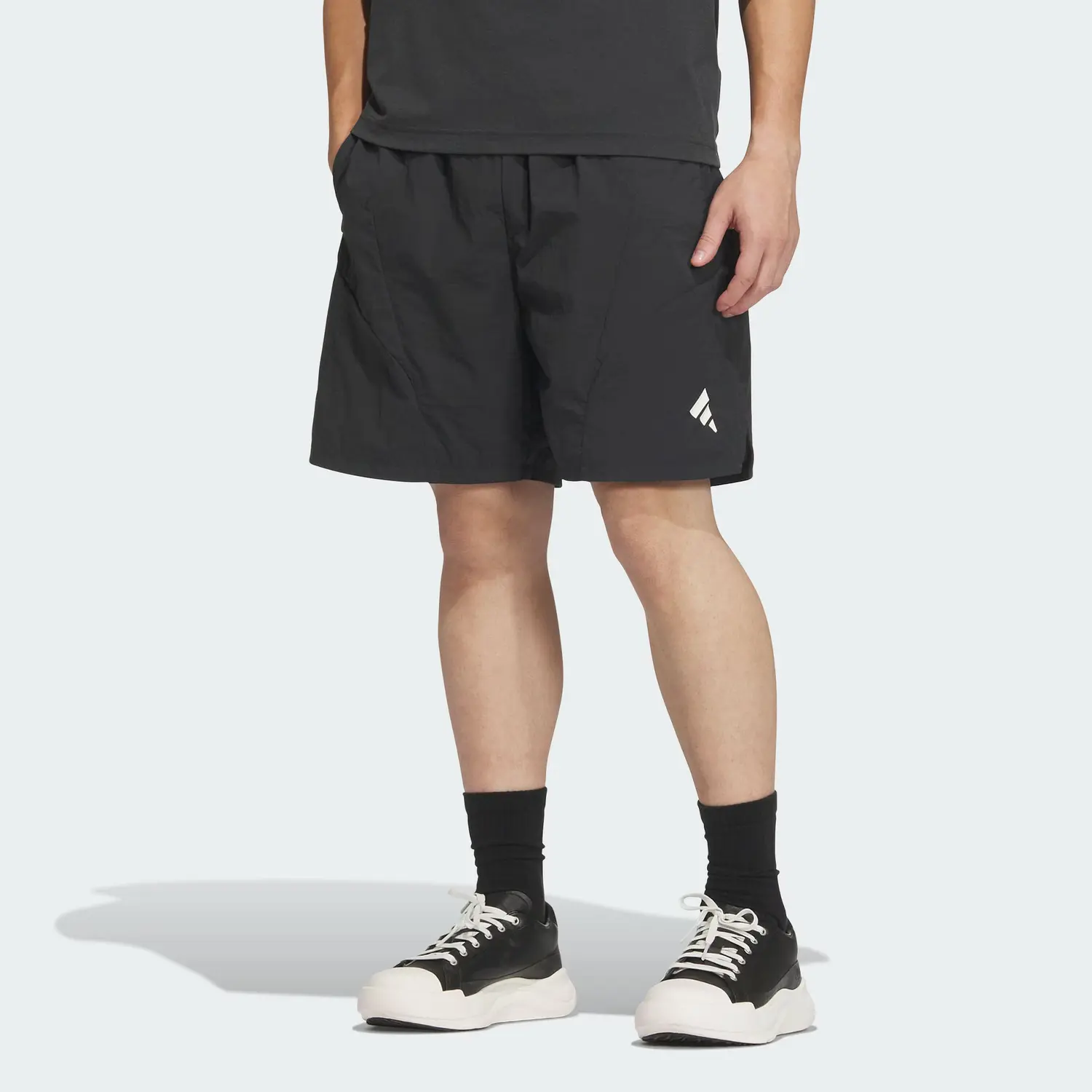 Adidas Повседневные шорты FOS мужские Carbon Black — фото 3