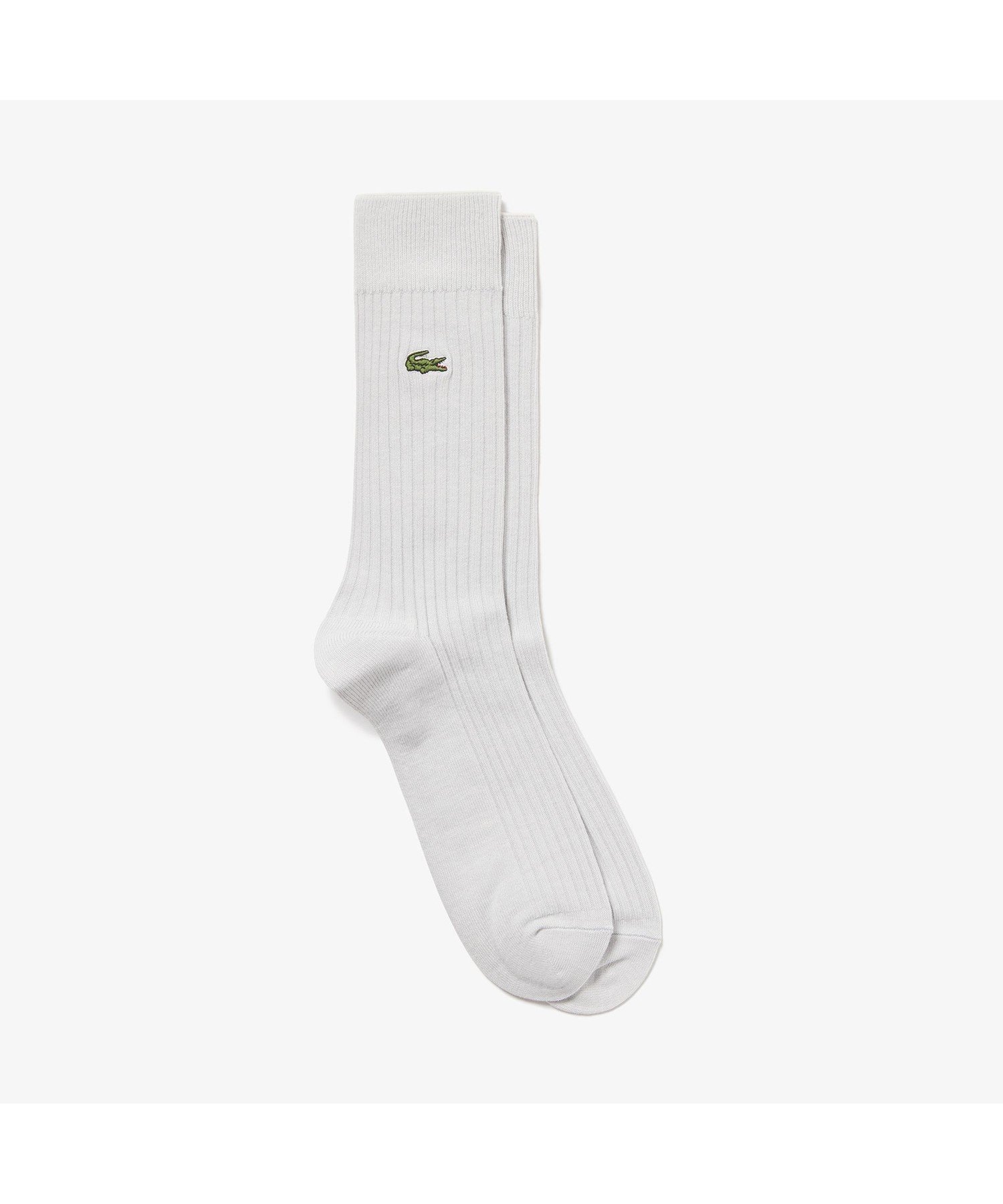 Носки с эмблемой часов, трикотажная резинка, 3*2 LACOSTE, Heather Gray