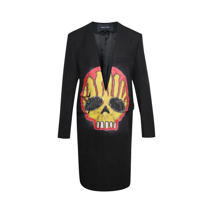 

Блейзер BOTTER Skull Print Long Blazer Black, черный