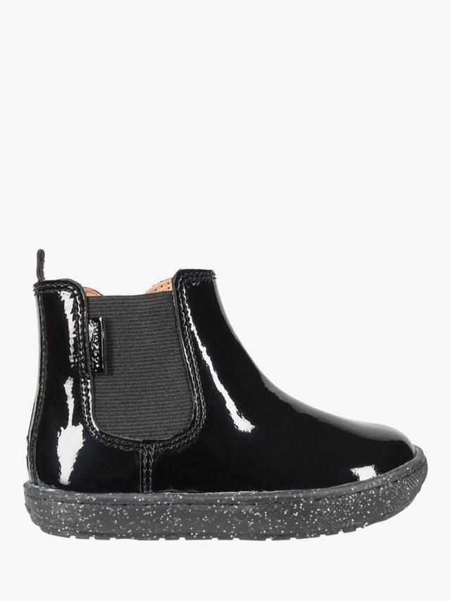 

Детские ботинки Harlow из лаковой кожи ToeZone, Black