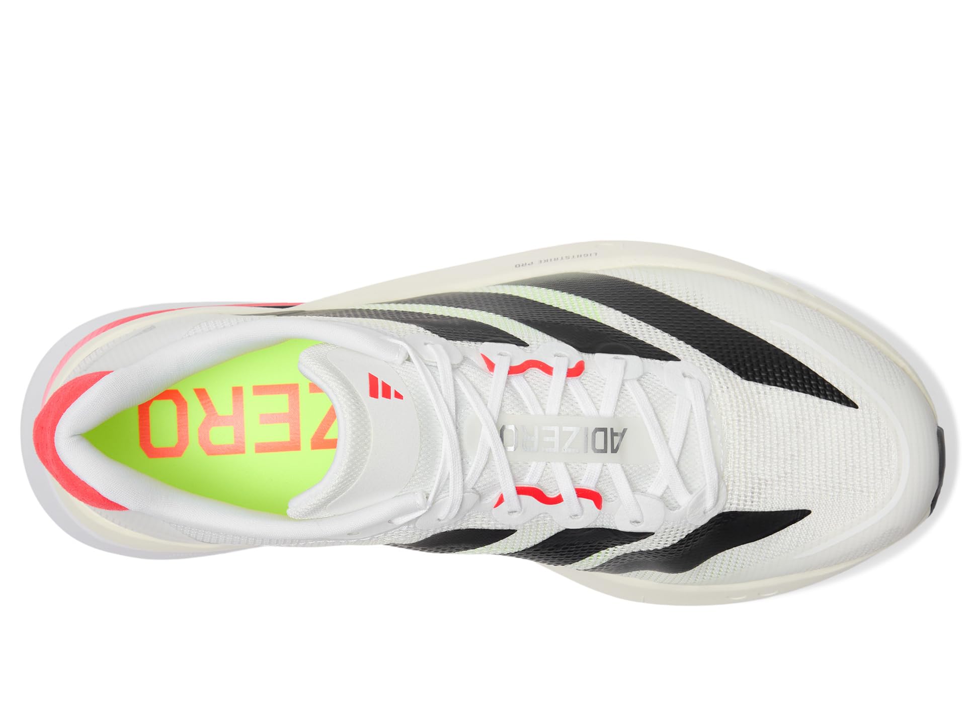 Кроссовки adidas Running Adizero Boston 13 Running Shoes, цвет White/Black/Lucid Red — фото 2