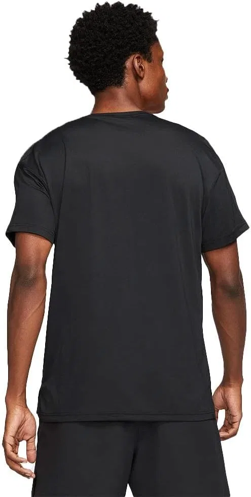 Футболка Nike Pro Dri-FIT, Black/Dark Grey — фото 2