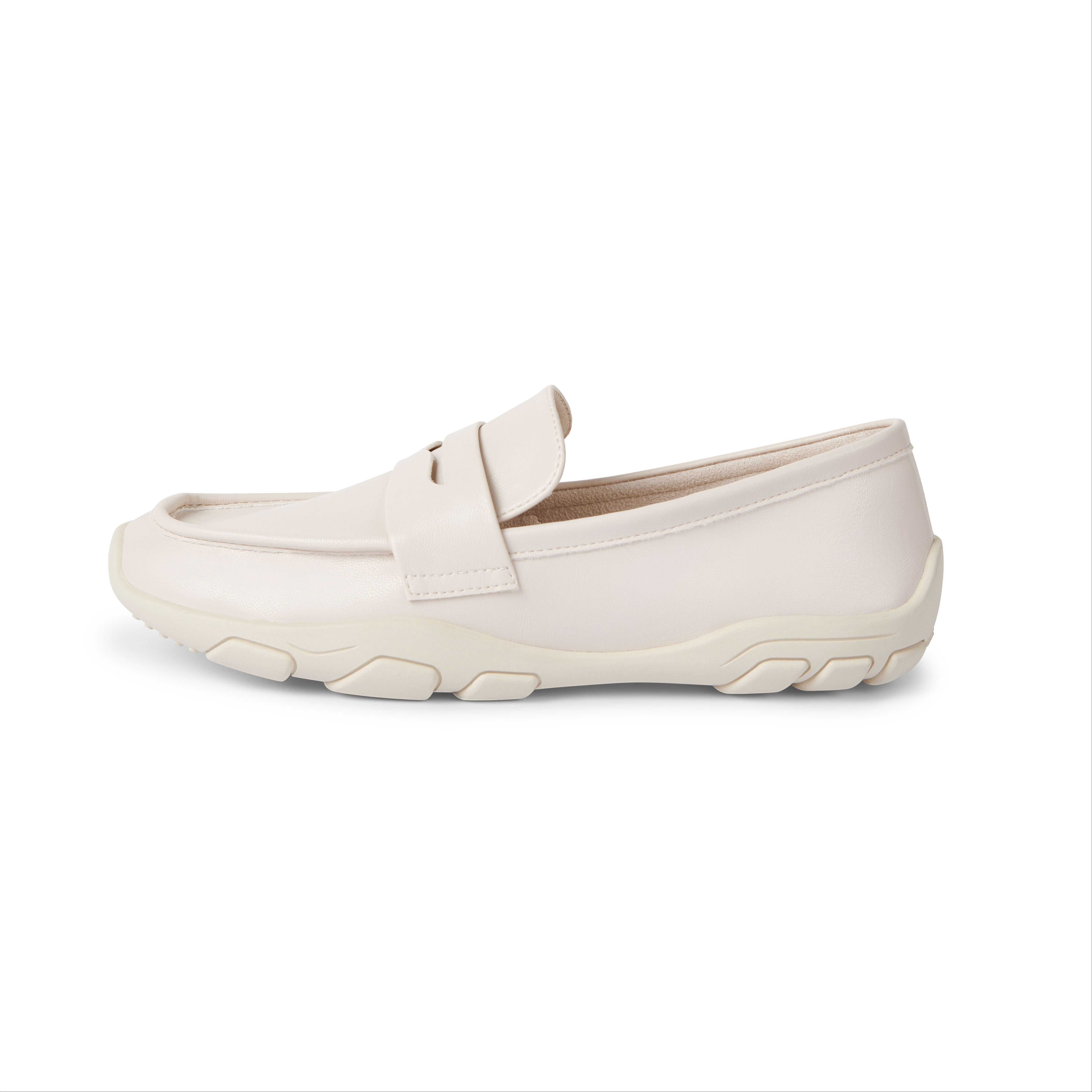 TOOMANYSHOES Кремовые мокасины-мокасины женские светло-желтые, цвет Light Yellow — фото 3