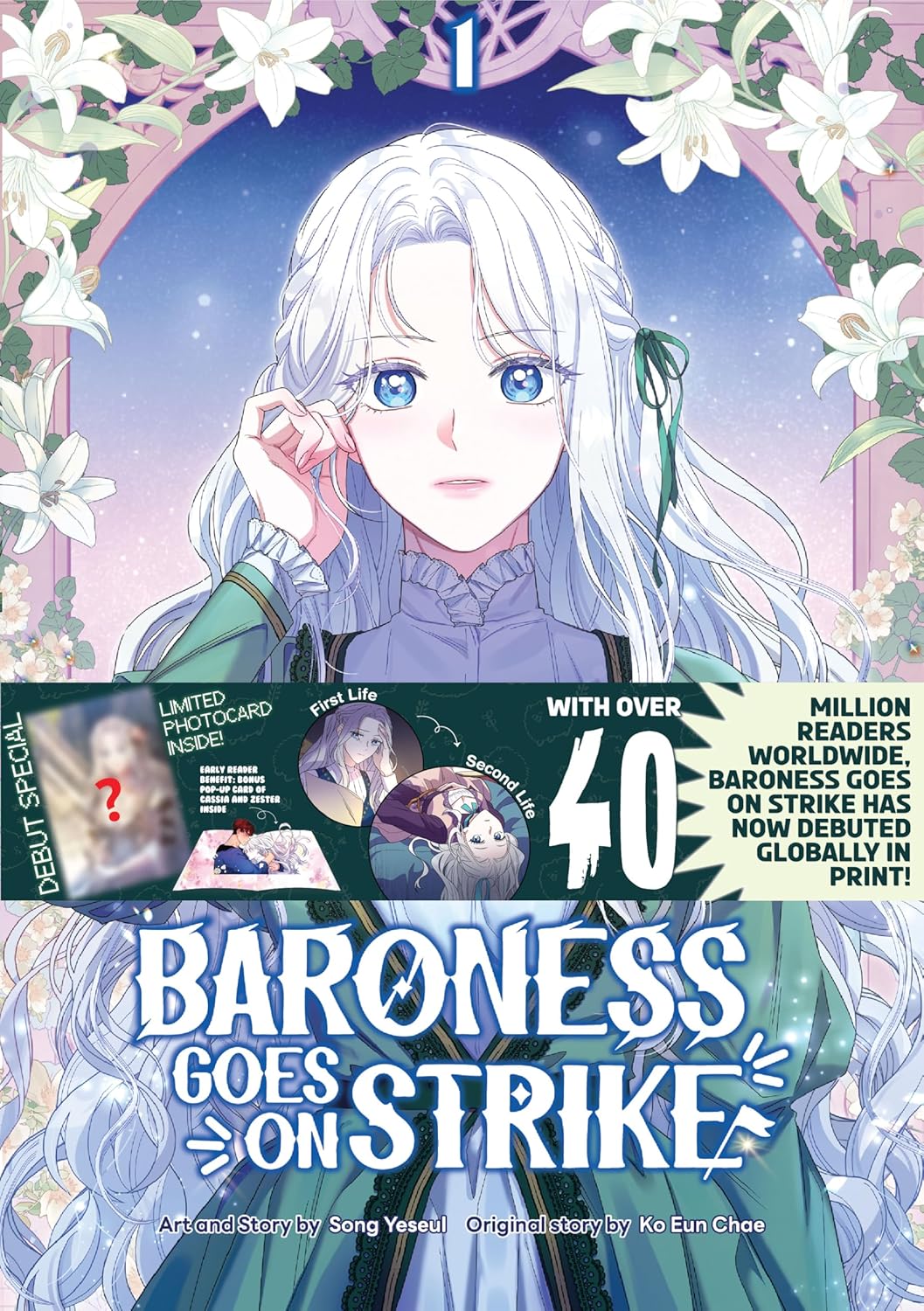 

Baroness Goes on Strike Volume 1: Limited edition with Pop-up Card & Photocard of Cassia (Crossed Hearts)