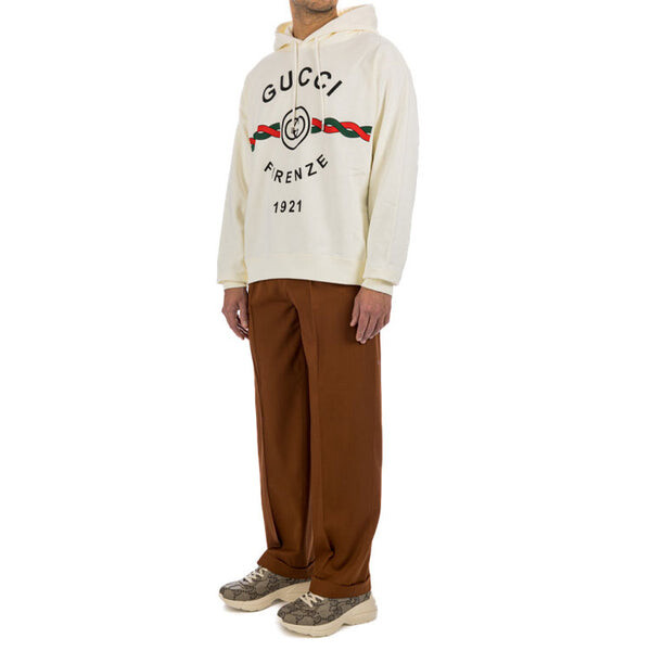 Толстовка firenze 1921 hoodie 'white' Gucci, белый — фото 2