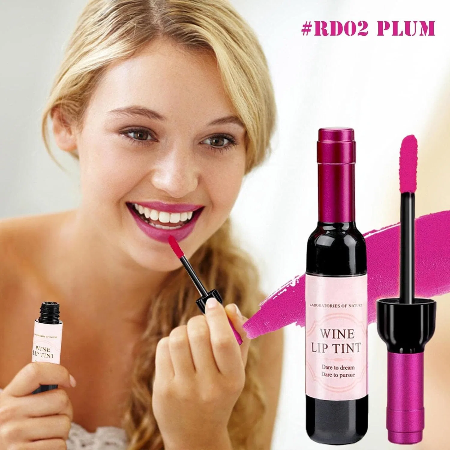 Матовая жидкая помада Wine Lip Tint Cozbumor, 6 цветов — фото 3