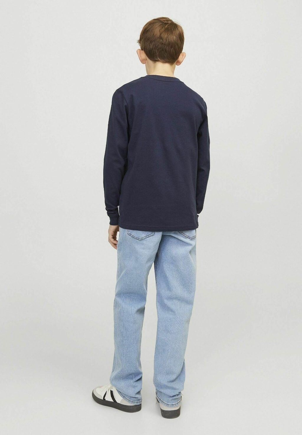 Джинсы узкого кроя CLARK STRETCH Jack & Jones Junior, цвет blue denim — фото 3