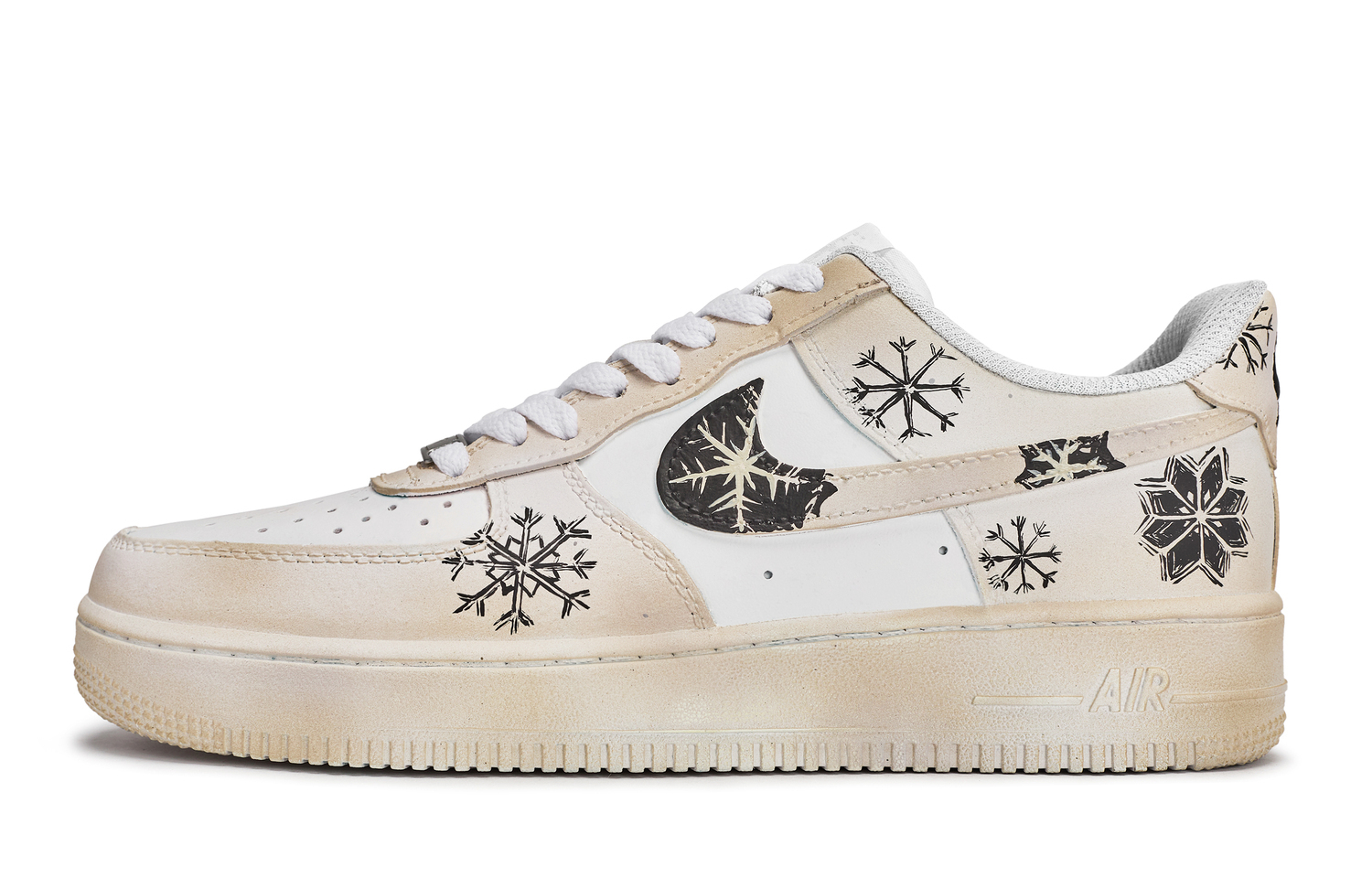 

Nike Air Force 1 07 811 Manufacturing, Snow Foam Echo Low top Skateboard Shoes Unisex бежевый белый коричневый