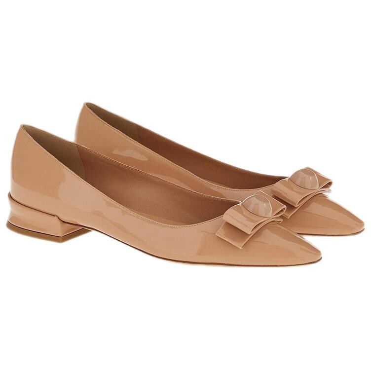 Туфли женские Ferragamo Vara, светло-коричневый — фото 3