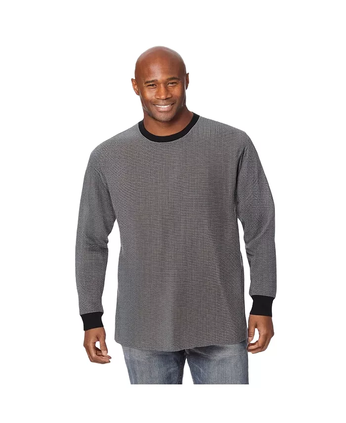 

Мужская термофутболка с вафельной вязкой Crewneck KingSize, мультиколор