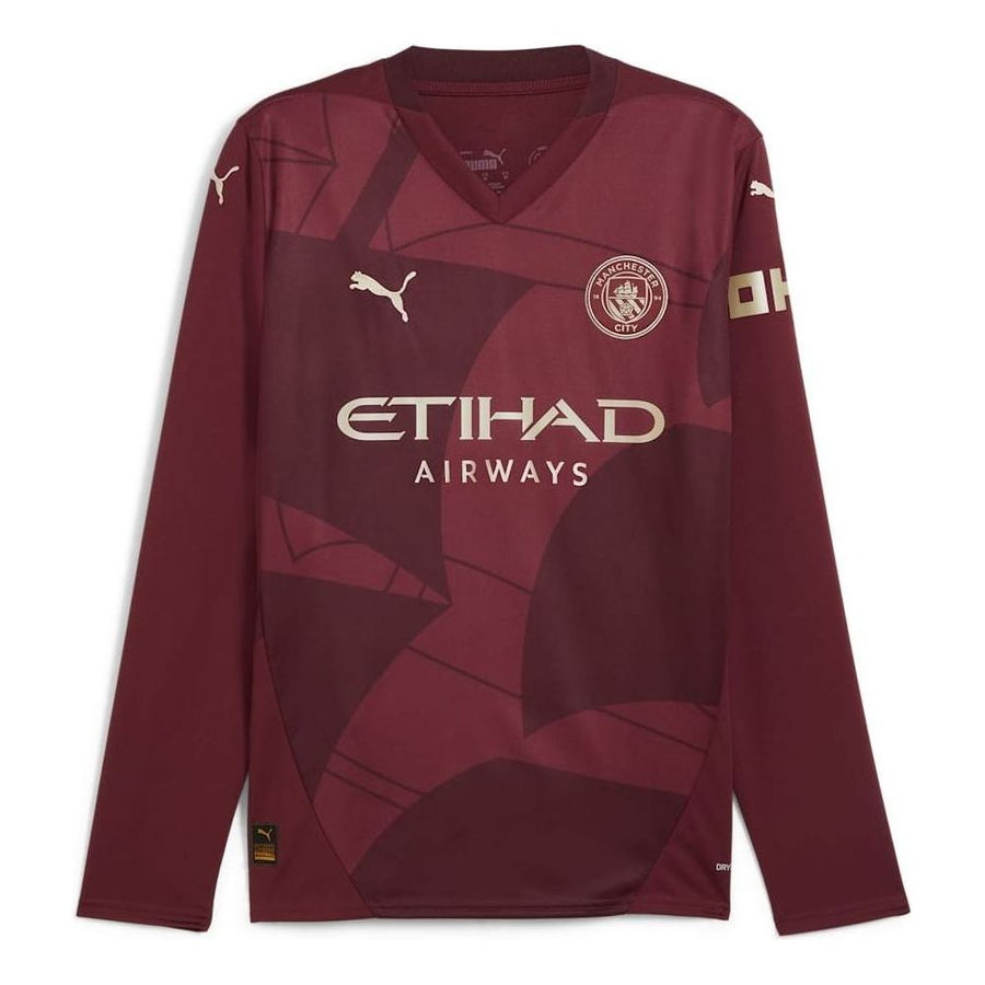 

Джерси Puma Manchester City 24/25 Away LS Jersey 'Red', бордовый